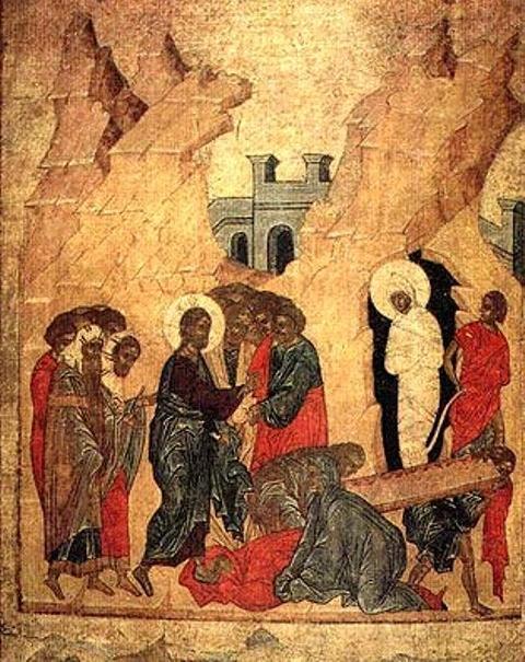 Воскрешение прав.Лазаря. Конец XV-начало XVI в.