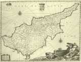 Map of Cyprus year 1649