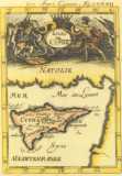 Map of Cyprus year 1719