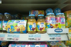 Детское пюре и соки Nestle