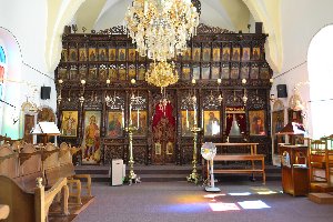 Иконостас в церкви Агиа Варвары