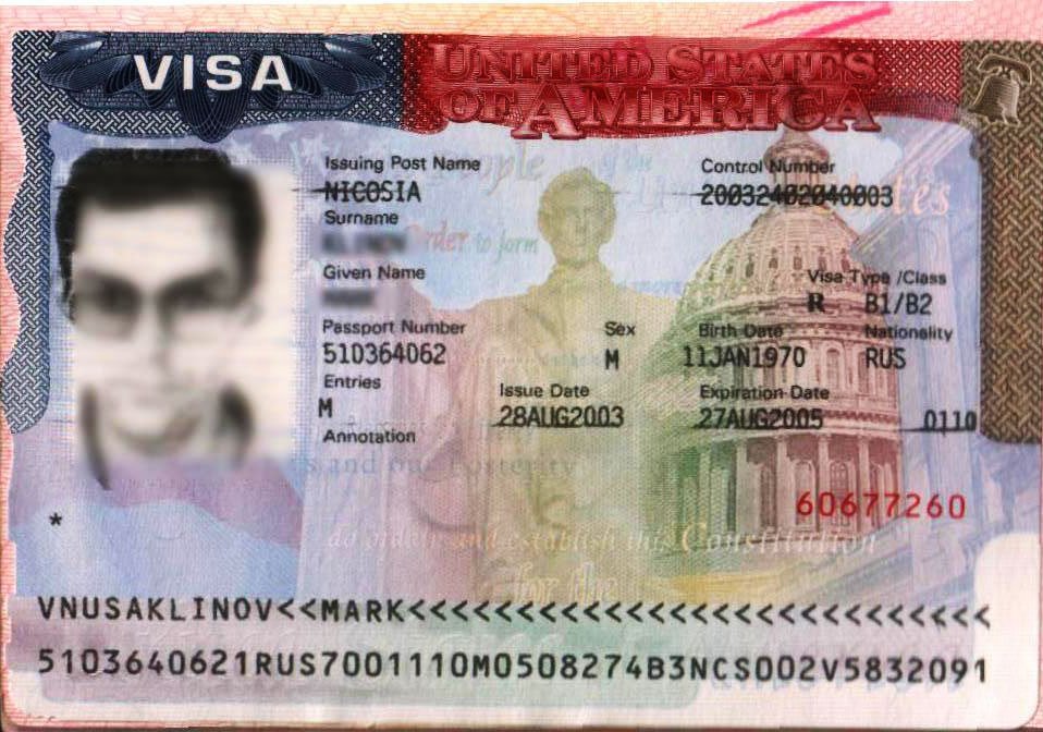 виза в США